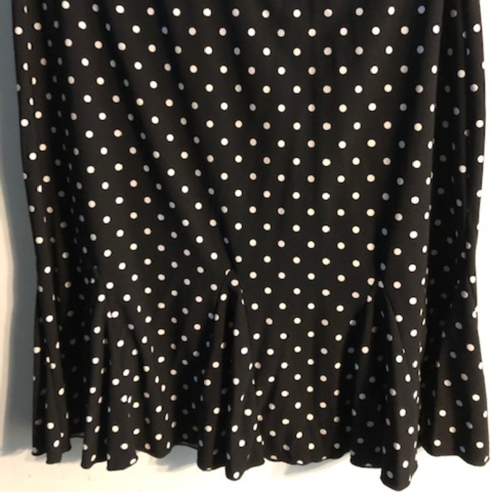 Susan Lawrence Polka Dot Midi Skirt.